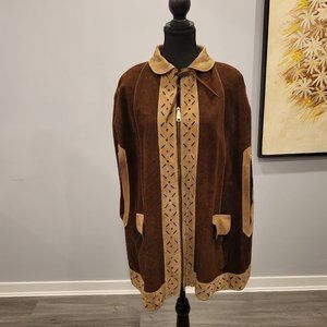 Velasco Leather Cape Made in Mexico